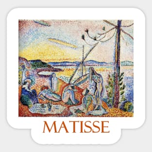 Luxury, Serenity and Pleasure (1905) by Henri Matisse Sticker